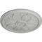 Ekena Millwork Kaya Ceiling Medallion (Fits Canopies up to 5 1/4"), Hand-Painted Frost, 23 5/8"OD x 1 1/2"P CM23KAFRF - alternate 3